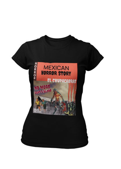 El chupacabras women t shirt