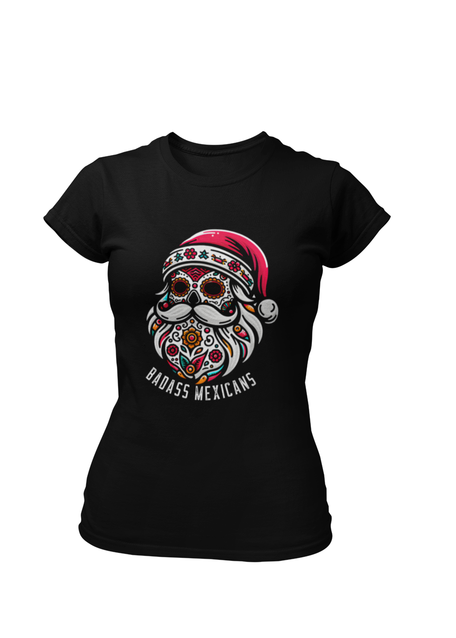 Sugar Skull Santa - Women T-shirt
