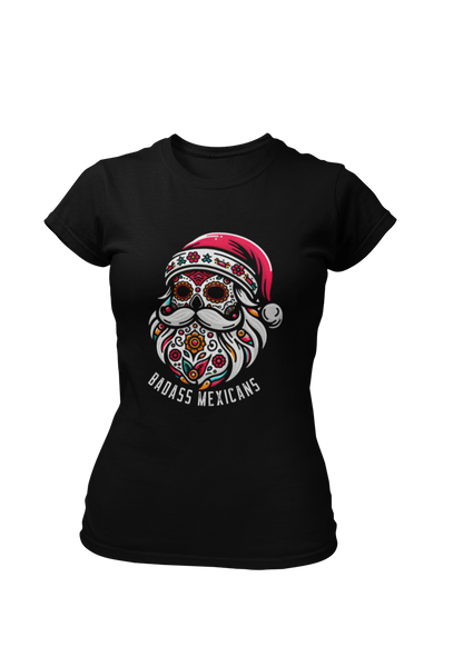 Sugar Skull Santa - Women T-shirt