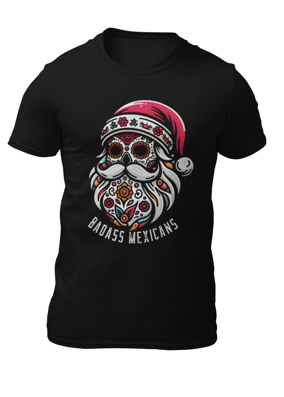 Sugar Skull Santa - Men T-shirt