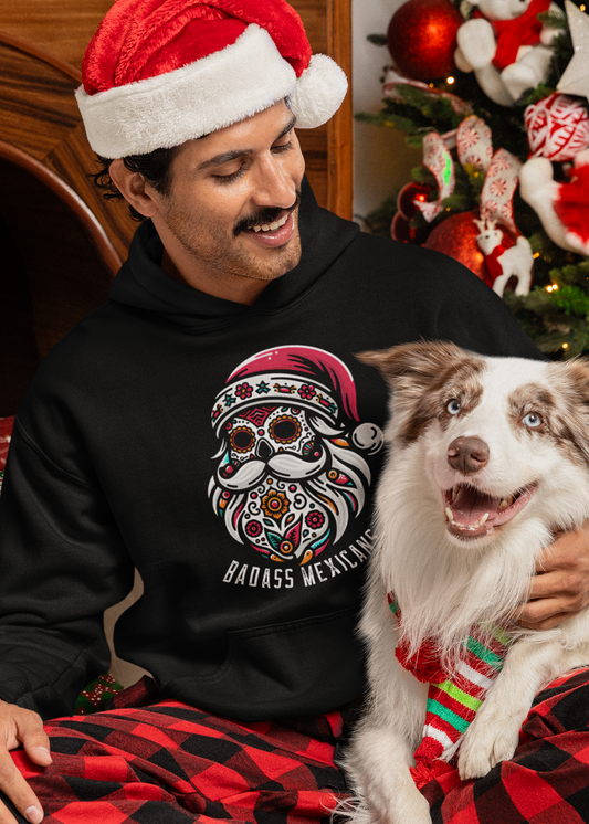 Sugar Skull Santa - Unisex Hoodie