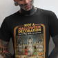 Black t-shirt featuring a retro horror poster illustration of La Llorona in a graveyard above the text "NOT A HALLOWEEN DECORATION Don't Play With La Llorona".