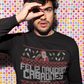FELIZ NAVIDAD CABRONES Chingon Ugly Christmas Sweater UNISEX