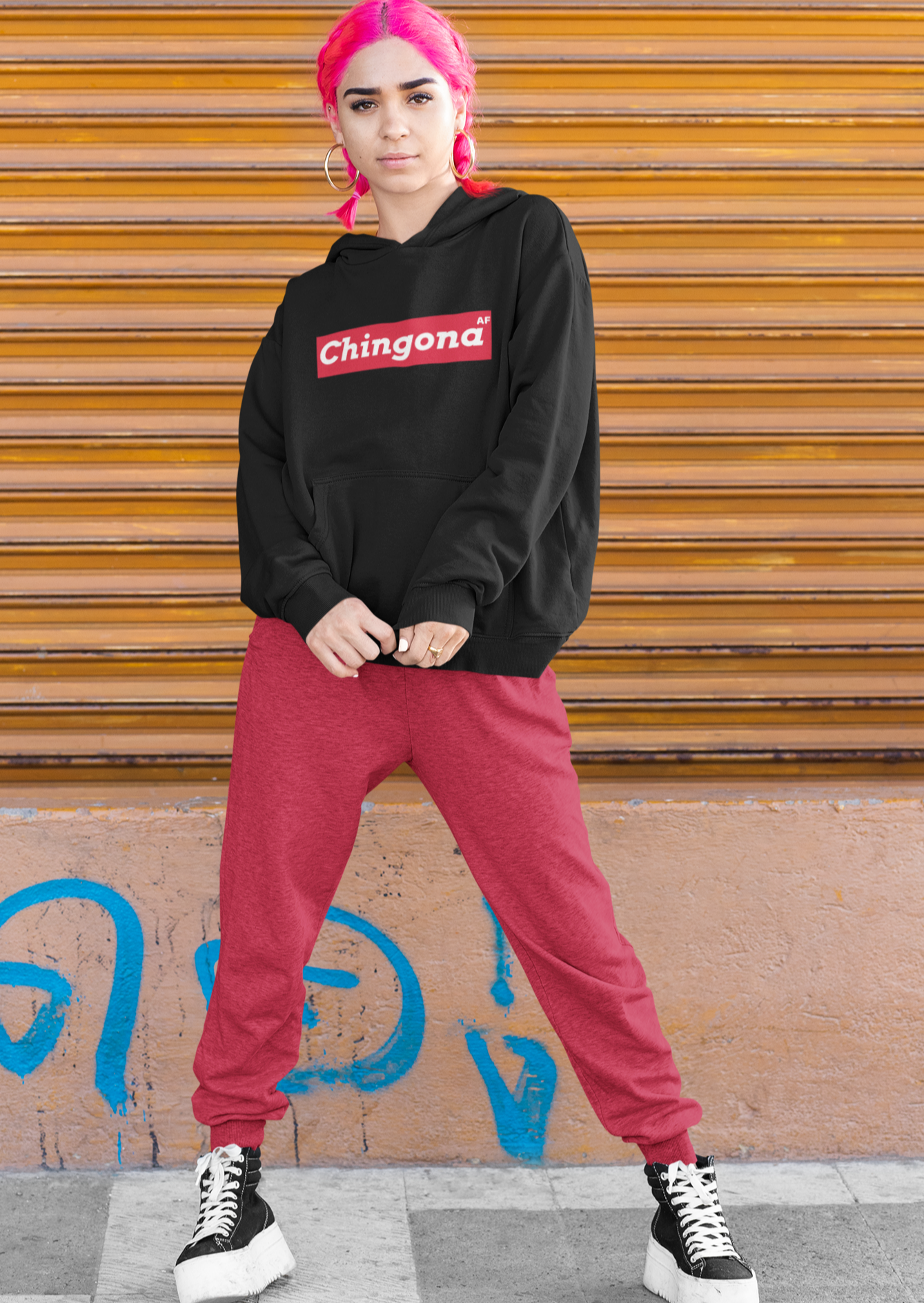 Chingona AF hoodie